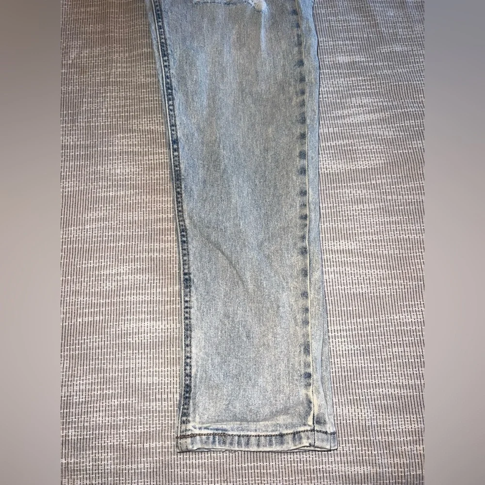 Colorful Planet Distressed Double Roll Mom Jeans | Juniors Size 14 |‎ NWT